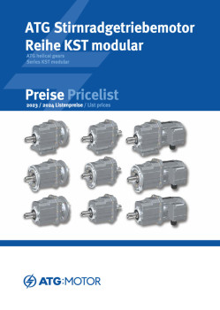 ATG Stirnradgetriebe Preisliste