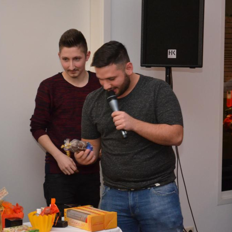 91 Weihnachtsfeier Tombola