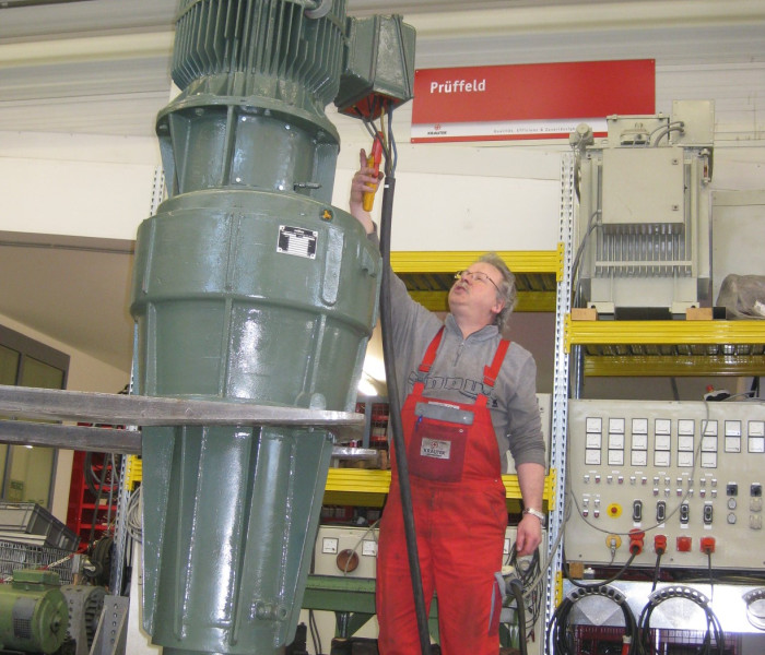 Retrofit eines Kreiselbelüfterantrieb einer Kläranlage