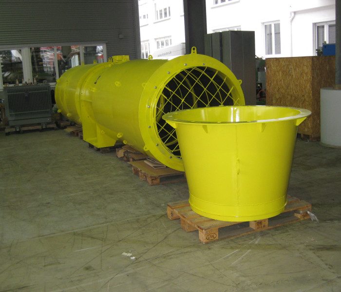 Komplettservice für Tunnellüfter