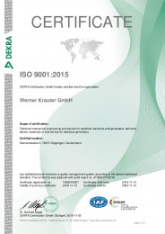 Zertifikat 9001 2015 2019 engl