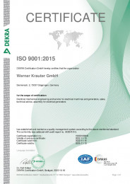 Dekra Zertifikat ISO 9001 2015 (2022) engl